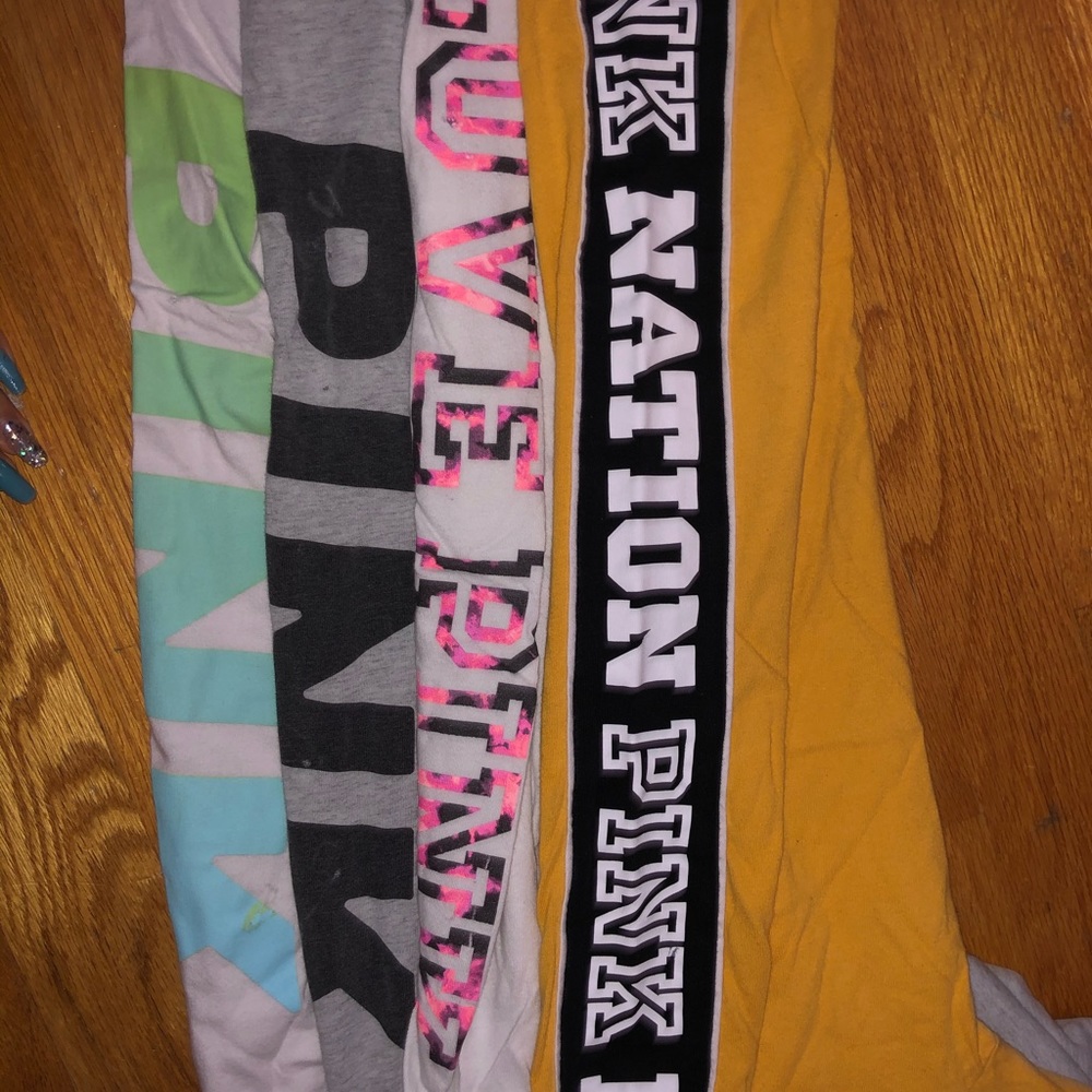 PINK long sleeve bundle 4 shirts